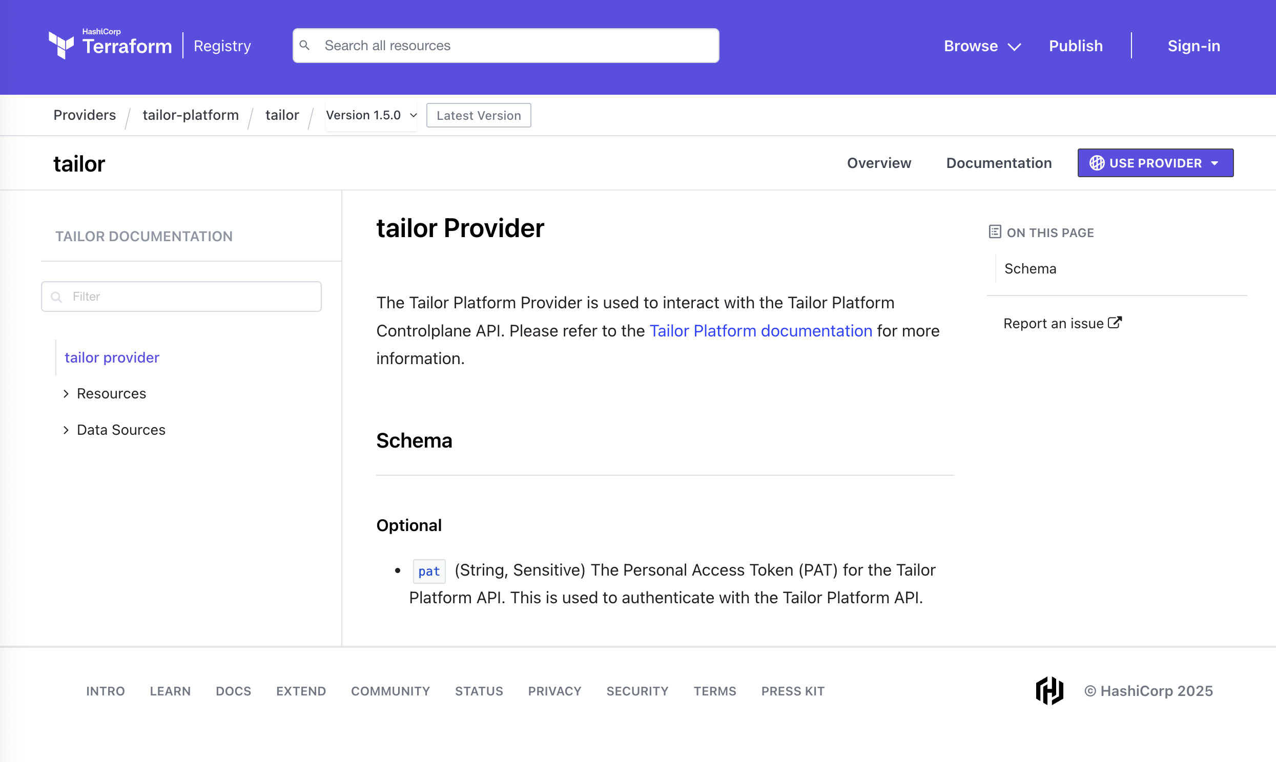 Tailor unveils the Tailor Terraform Provider to manage platform configuration for application development